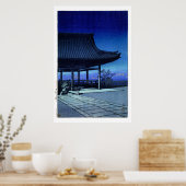 ukiyoe hasui n17 Kōzu, Osaka Poster (Keuken)