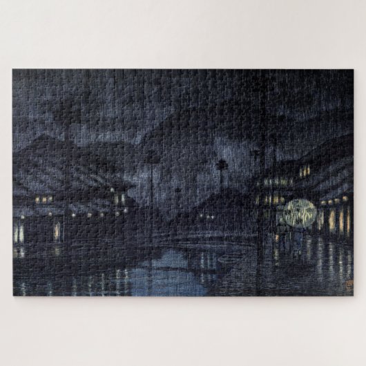 ukiyoe hasui n18 Kinosaki, Tajima Legpuzzel (Horizontaal)