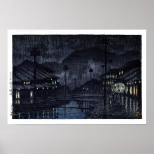 ukiyoe hasui n18 Kinosaki, Tajima Poster