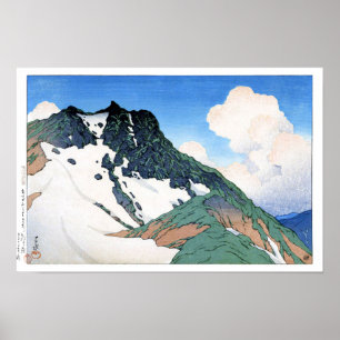 ukiyoe hasui n21 Mount Asahi gezien vanuit … Poster