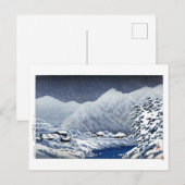 ukiyoe hasui n22 Nakayamashichiri, Hida Briefkaart (Voorkant / Achterkant)