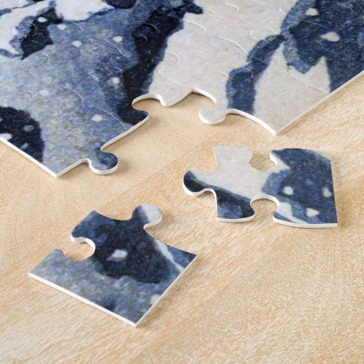 ukiyoe hasui n22 Nakayamashichiri, Hida Legpuzzel (Zijkant)