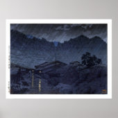 ukiyoe hasui n25 Suhara, Kiso Poster (Voorkant)