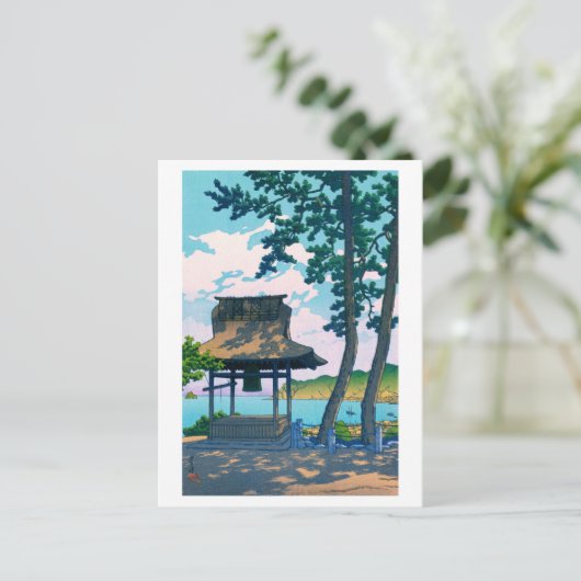 ukiyoe hasui No49 Shogetsuin Temple in Ito, Izu Briefkaart (Staand voorkant)