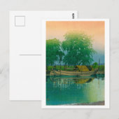 ukiyoe hasui No56 Dawn in Tsuchiura Briefkaart (Voorkant / Achterkant)