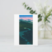 ukiyoe hasui No58 Etchu’s Ioritani Pass Briefkaart (Staand voorkant)