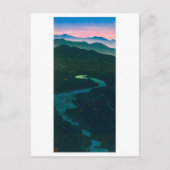 ukiyoe hasui No58 Etchu’s Ioritani Pass Briefkaart (Voorkant)