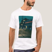 ukiyoe hasui No61 Evening falls on Sōemonchō T-shirt (Voorkant)