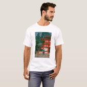 ukiyoe hasui No62 Kasuga Shrine in Nara T-shirt (Voorkant volledig)