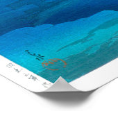 ukiyoe - hasui - No.10 Sterrennacht (Miyagima) - Poster (Hoek)