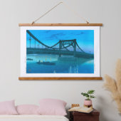 ukiyoe - hasui - No.11 Kiyosu Bridge - Hangend Wandkleed (Slaapkamer)