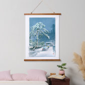 ukiyoe - hasui - No.12 The Hommonji Temple, Ikegam Hangend Wandkleed (Slaapkamer)