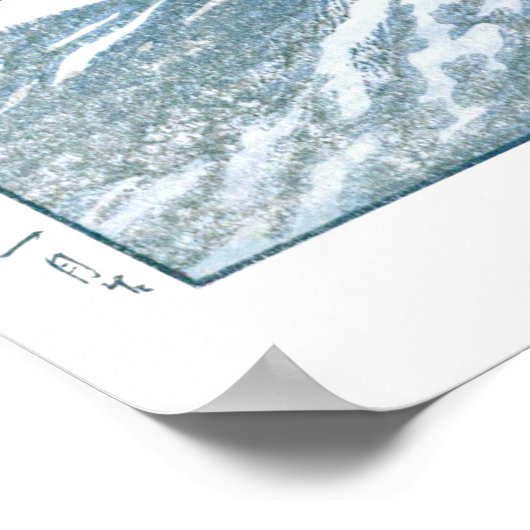 ukiyoe - hasui - No.12 The Hommonji Temple, ... Poster (Hoek)