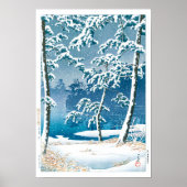 ukiyoe - hasui - No.13 Sbenzoku Pond - Poster (Voorkant)