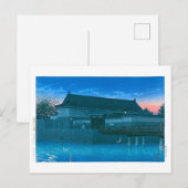 ukiyoe - hasui - No.15 Hirakawa Gate - Briefkaart (Voorkant / Achterkant)