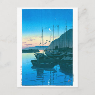 ukiyoe - hasui - No.16 Morning in Beppu - Briefkaart