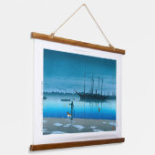 ukiyoe - hasui - No.17 Akashi-cho after Rain - Hangend Wandkleed (Gebogen)