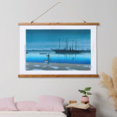 ukiyoe - hasui - No.17 Akashi-cho after Rain - Hangend Wandkleed (Slaapkamer)