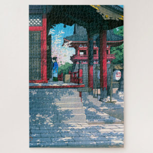 ukiyoe - hasui - No.18 Meguro Fudo Temple - Legpuzzel