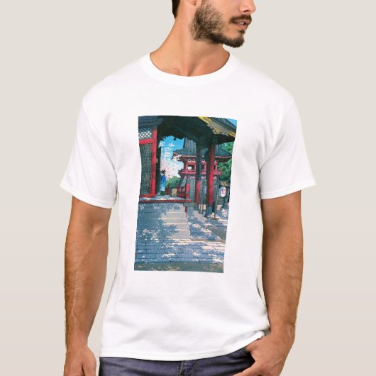 ukiyoe - hasui - No.18 Meguro Fudo Temple - T-shirt (Voorkant)
