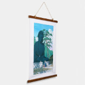 ukiyoe - hasui - No.1 De Grote Boeddha van Kamakur Hangend Wandkleed (Gebogen)