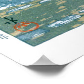 ukiyoe - hasui - No.1 De Grote Boeddha van Kamakur Poster (Hoek)