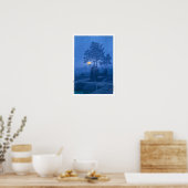 ukiyoe - hasui - No.20 Moonlit Night at Gamo - Poster (Keuken)