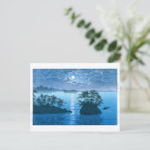 ukiyoe - hasui - No.23 Futago Island, Matsushima - Briefkaart (Staand voorkant)