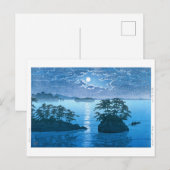 ukiyoe - hasui - No.23 Futago Island, Matsushima - Briefkaart (Voorkant / Achterkant)