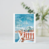 ukiyoe - hasui - No.24 Yakumo Bridge the Nagata .. Briefkaart (Staand voorkant)