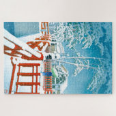 ukiyoe - hasui - No.24 Yakumo Bridge the Nagata .. Legpuzzel (Horizontaal)