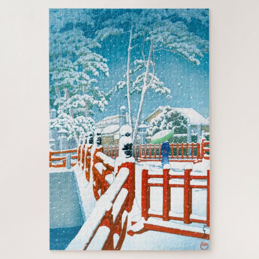 ukiyoe - hasui - No.24 Yakumo Bridge the Nagata .. Legpuzzel (Verticaal)