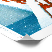 ukiyoe - hasui - No.24 Yakumo Bridge the Nagata .. Poster (Hoek)