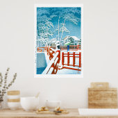 ukiyoe - hasui - No.24 Yakumo Bridge the Nagata .. Poster (Keuken)