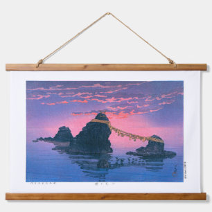 ukiyoe - hasui - No.25 De paren van ... Hangend Wandkleed