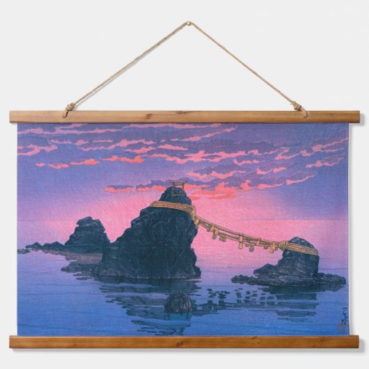 ukiyoe - hasui - No.25 De paren van ... Hangend Wandkleed (Voorkant)