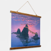 ukiyoe - hasui - No.25 De paren van ... Hangend Wandkleed (Gebogen)