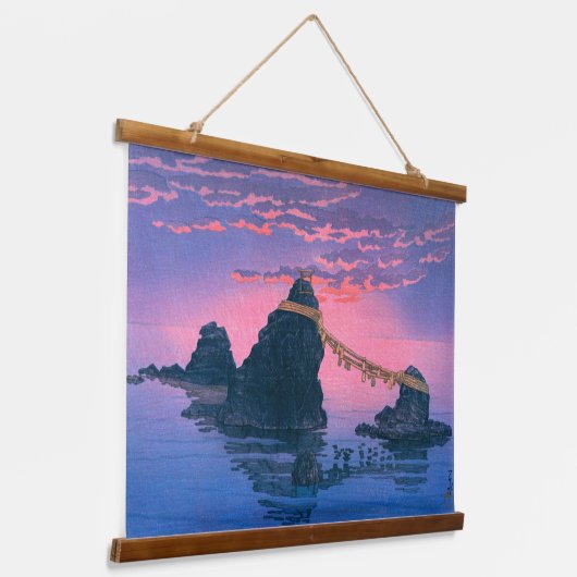 ukiyoe - hasui - No.25 De paren van ... Hangend Wandkleed (Gebogen)