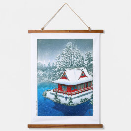 ukiyoe - hasui - No.26 Snow at Inokashira Park - Hangend Wandkleed