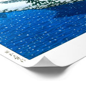 ukiyoe - hasui - No.26 Snow at Inokashira Park - Poster (Hoek)