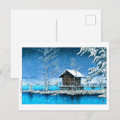 ukiyoe - hasui - No.28 Kansanomiya Shrine at ... Briefkaart (Voorkant / Achterkant)