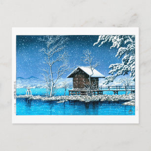 ukiyoe - hasui - No.28 Kansanomiya Shrine at ... Briefkaart