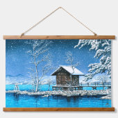 ukiyoe - hasui - No.28 Kansanomiya Shrine at ... Hangend Wandkleed (Voorkant)