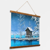 ukiyoe - hasui - No.28 Kansanomiya Shrine at ... Hangend Wandkleed (Gebogen)