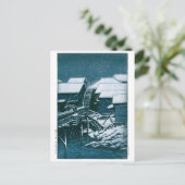 ukiyoe - hasui - No.2 Snow at Sekiguchi - Briefkaart (Staand voorkant)