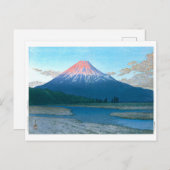 ukiyoe - hasui - No.30 The Fuji River - Briefkaart (Voorkant / Achterkant)