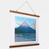 ukiyoe - hasui - No.30 The Fuji River - Hangend Wandkleed (Gebogen)