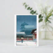 ukiyoe - hasui - No.31 Tennoji Temple in Osaka - Briefkaart (Staand voorkant)