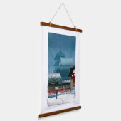 ukiyoe - hasui - No.31 Tennoji Temple in Osaka - Hangend Wandkleed (Gebogen)