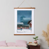 ukiyoe - hasui - No.31 Tennoji Temple in Osaka - Hangend Wandkleed (Slaapkamer)